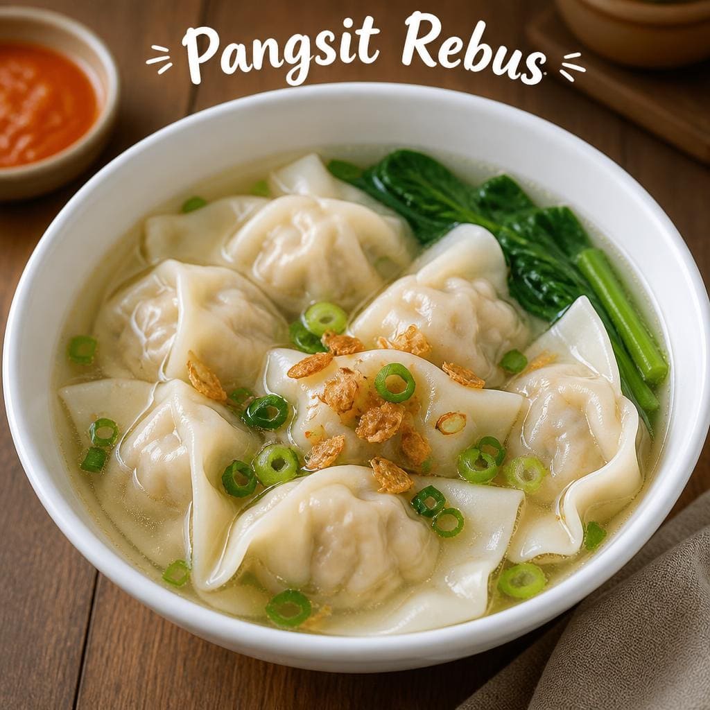 Bakmi Golek Pangsit Rebus